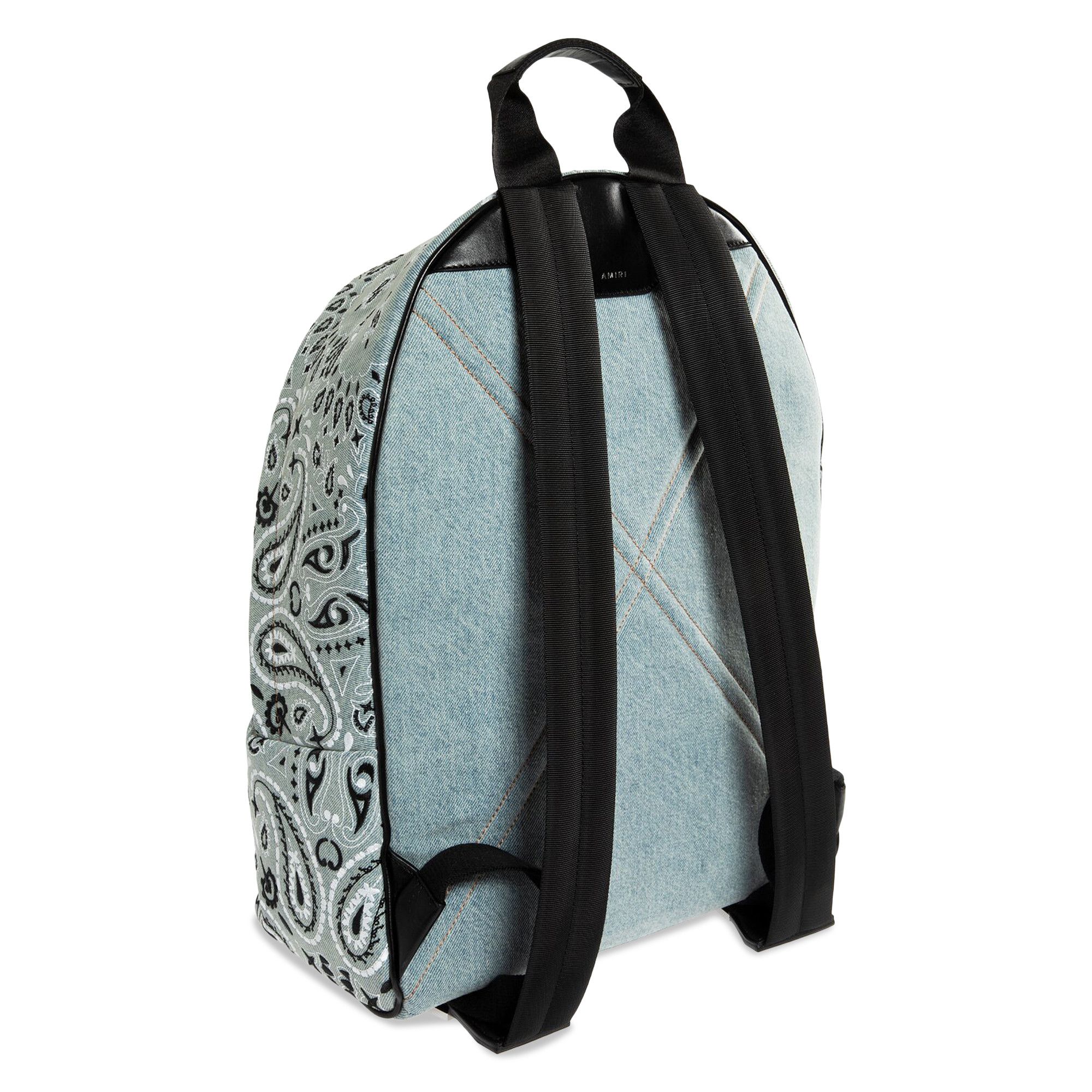 Buy Amiri Bandana Denim Backpack 'Clay Indigo' - PF23MAB005 Buy Amiri Bandana Denim Backpack 'Clay Indigo' - PF23MAB005