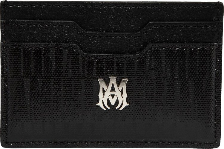 Amiri Jacquard Card Holder Black