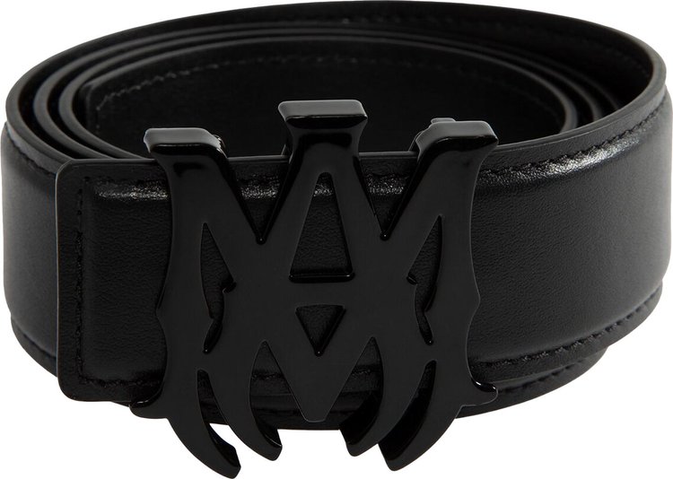 Amiri 4cm MA Nappa Leather Belt 'Black'
