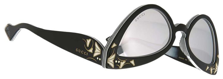 Gucci Cat Eye Sunglasses BlackSilver