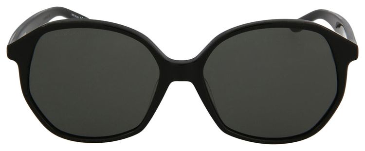 Balenciaga Round Frame Acetate Sunglasses 'Black/Grey'