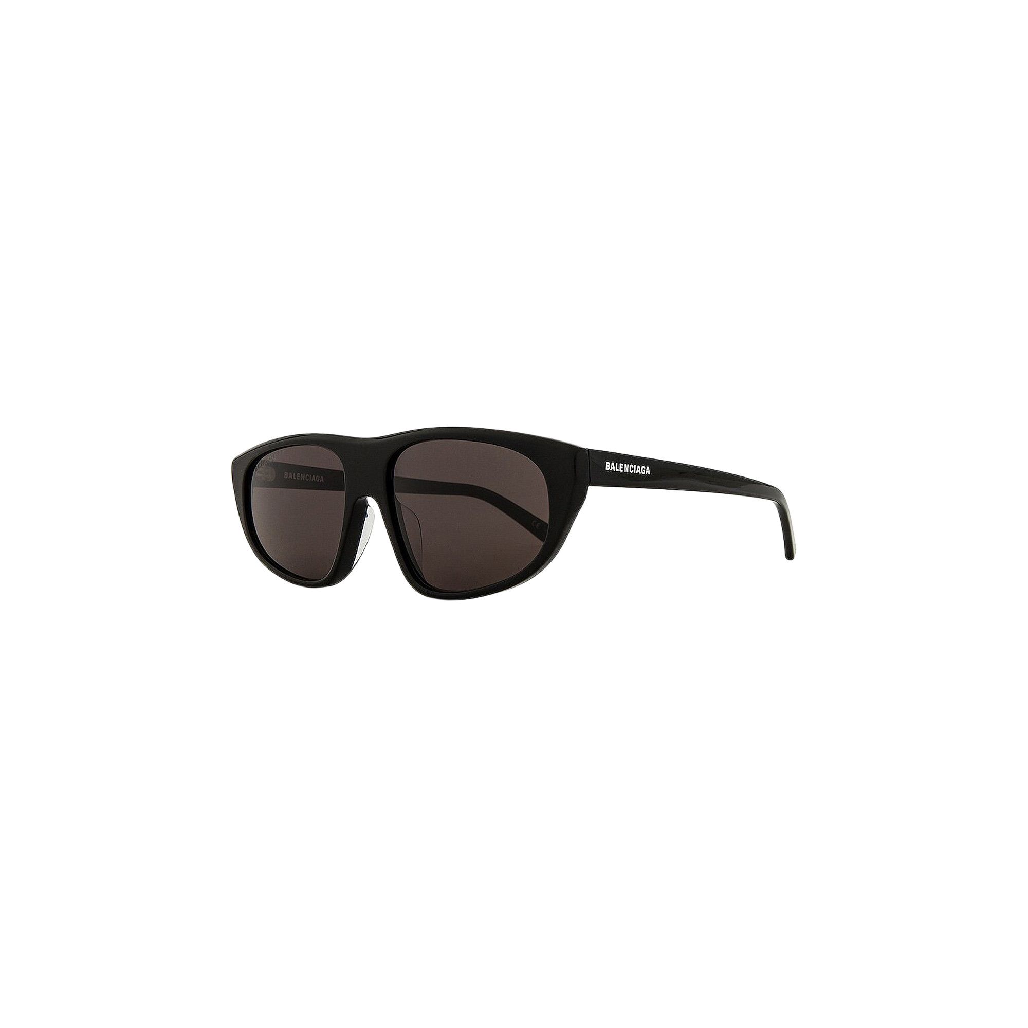 Buy Balenciaga Square Frame Acetate Sunglasses 'Shiny Black