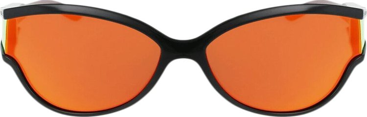 Balenciaga Escudo Sunglasses 'Black/Orange'