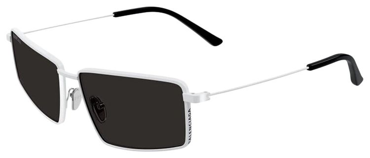 Balenciaga Square Frame Sunglasses WhiteGrey