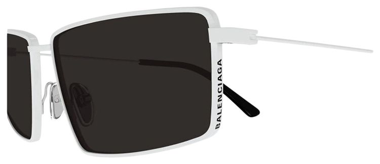 Balenciaga Square Frame Sunglasses WhiteGrey