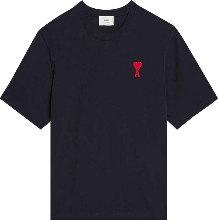 Buy Ami Tonal T-Shirt 'Black' - UTS004 726 001 | GOAT