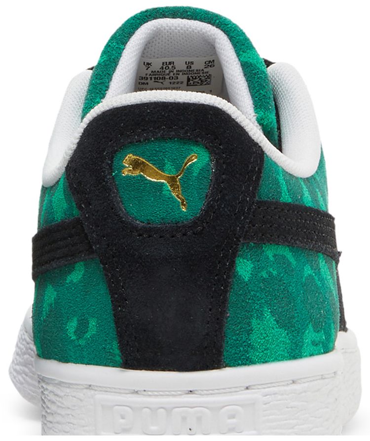 Puma Suede Animal Print   Grassy Green
