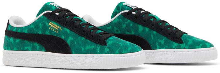Puma Suede Animal Print   Grassy Green