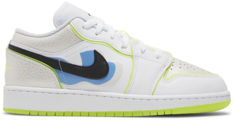 Air Jordan 1 Low SE GS Warped Swoosh