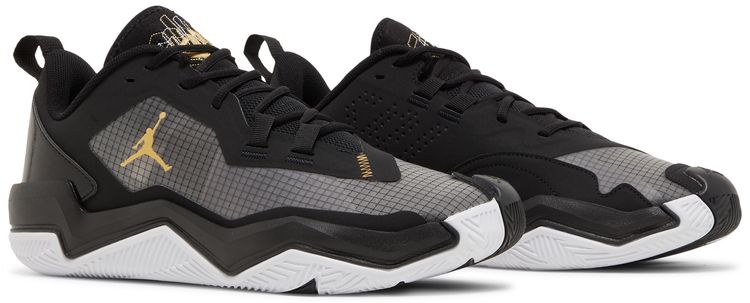 Air Jordan One Take 4 Black Metallic Gold