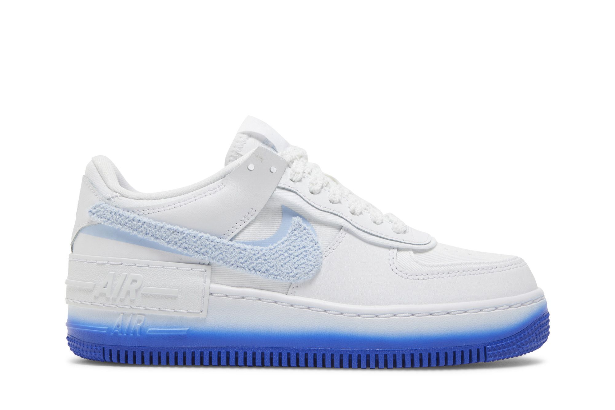 Buy Wmns Air Force 1 Shadow Chenille Swoosh Blue Tint FJ4567