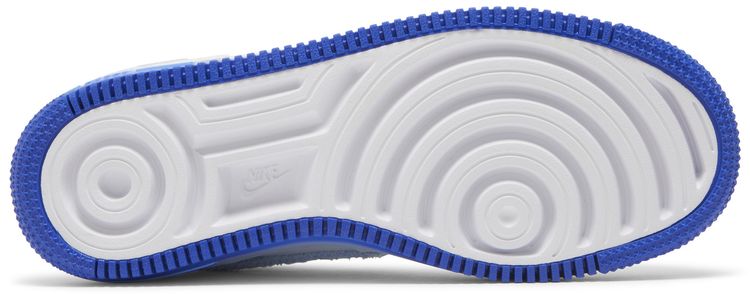 Nike Wmns Air Force 1 Shadow Chenille Swoosh   Blue Tint