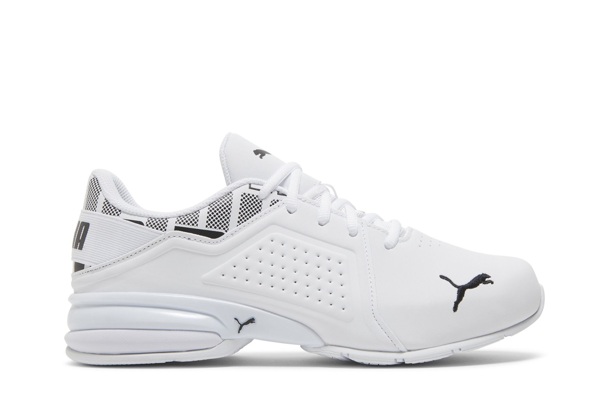 Buy Viz Runner Repeat Wide White Black 377334 12 GOAT UK