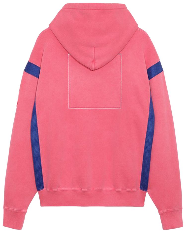 Cav Empt Overdye Side Mesh Heavy Hoodie Pink