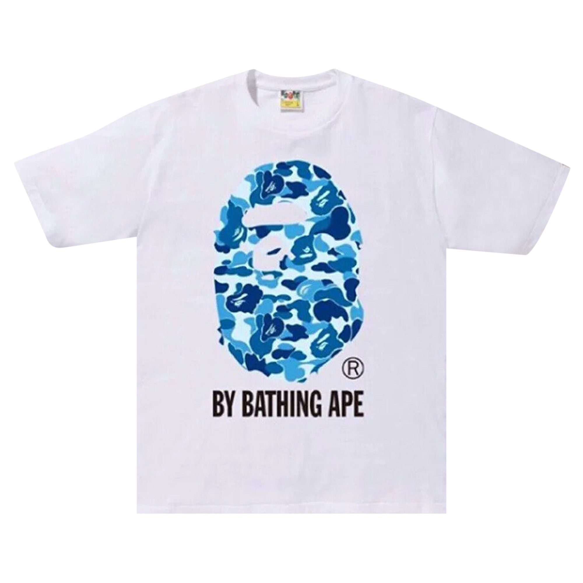 Buy BAPE ABC Camo By Bathing Ape Tee 'White/Blue' - 1J30 110 006