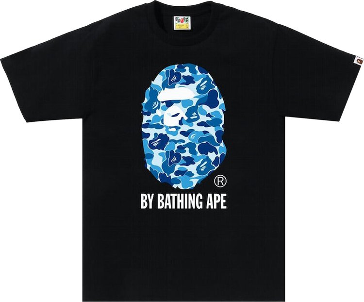 BAPE ABC Camo By Bathing Ape Tee 'Black/Blue'