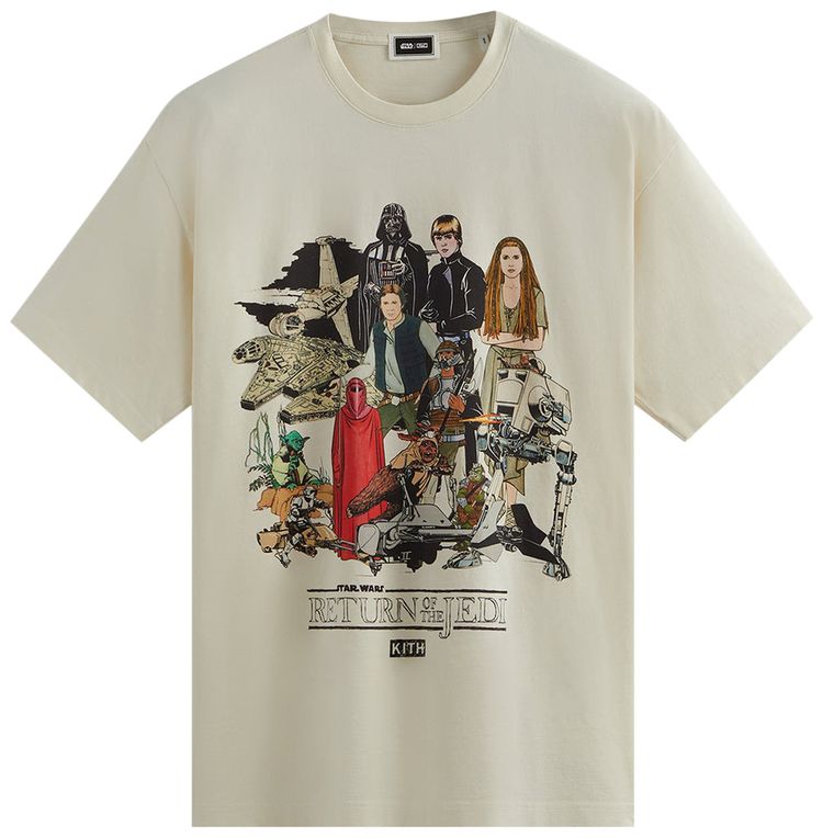 Kith x Star Wars Illustration Vintage Tee Sandrift