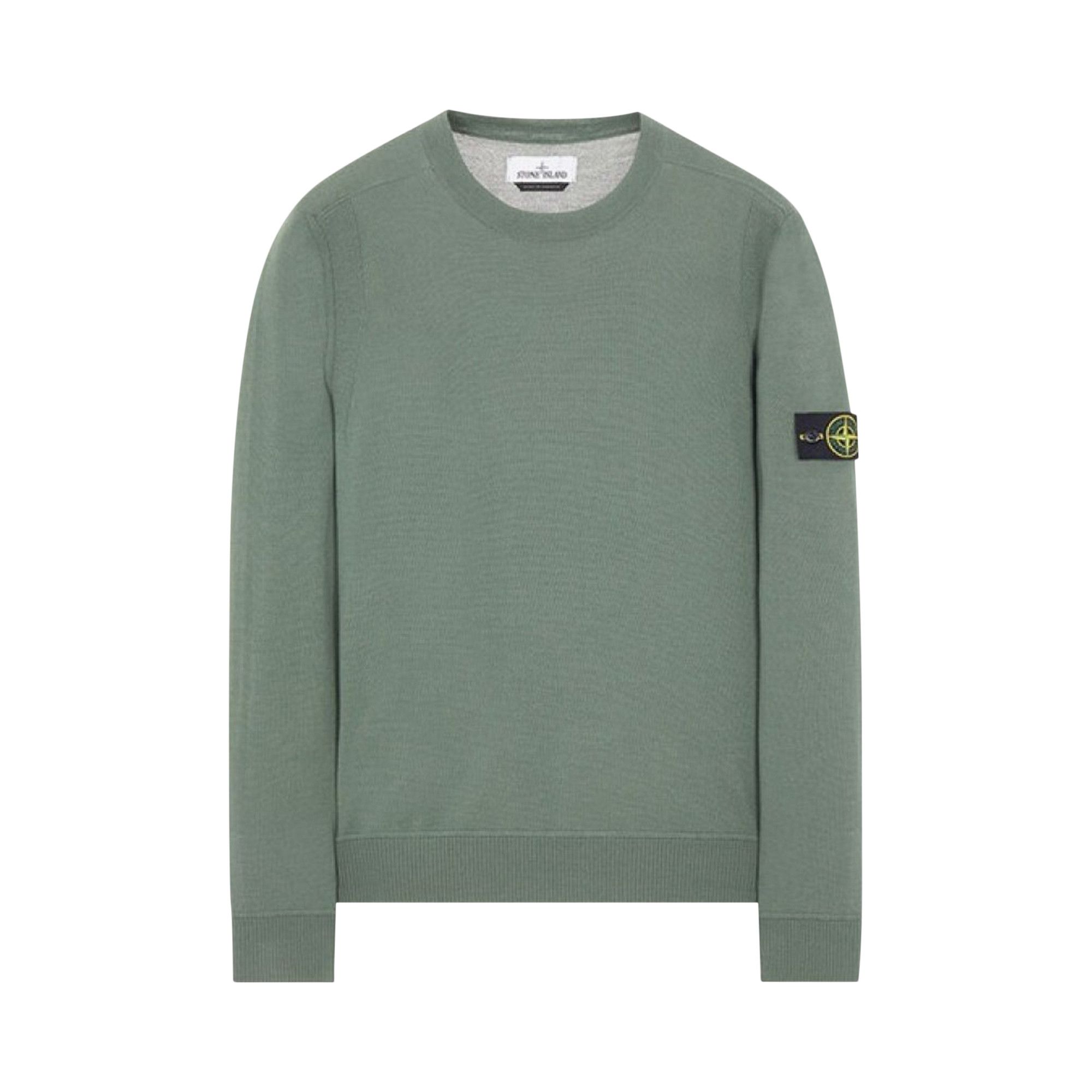 Khaki stone island online jumper