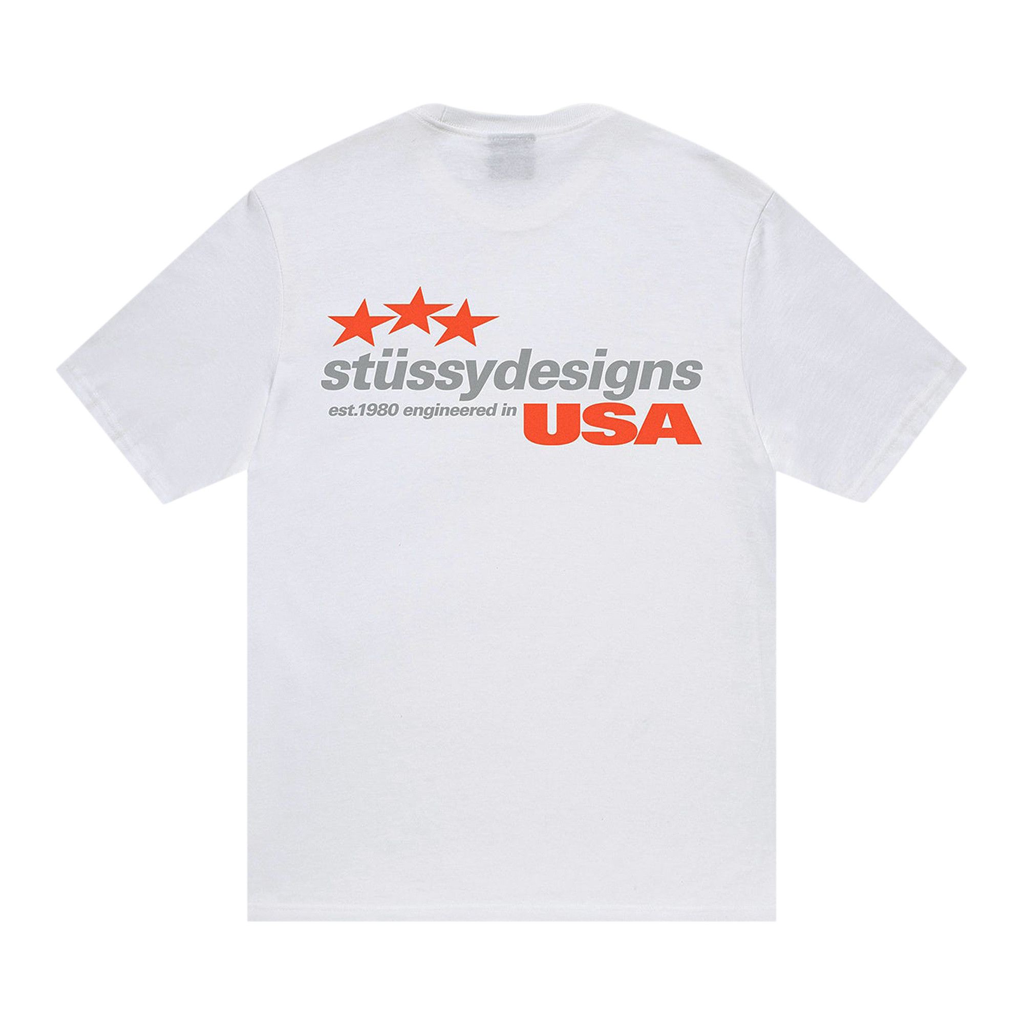 激安アウトレット Buy GOAT | WHIT 1904988 - 'White' Tee USA Designs Stussy トップス