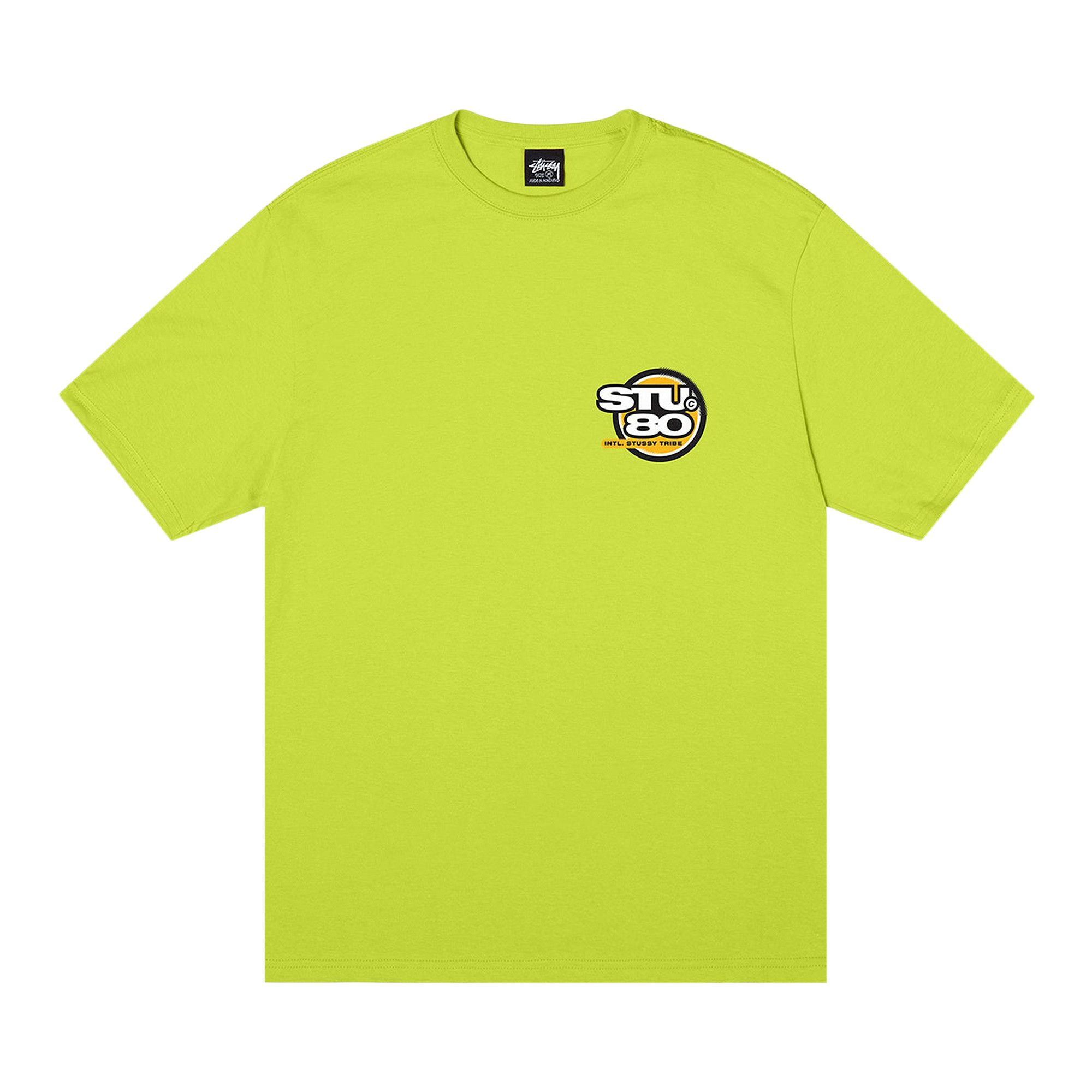 Buy Stussy Hot 80 Tee 'Keylime' - 1904964 KEYL | GOAT