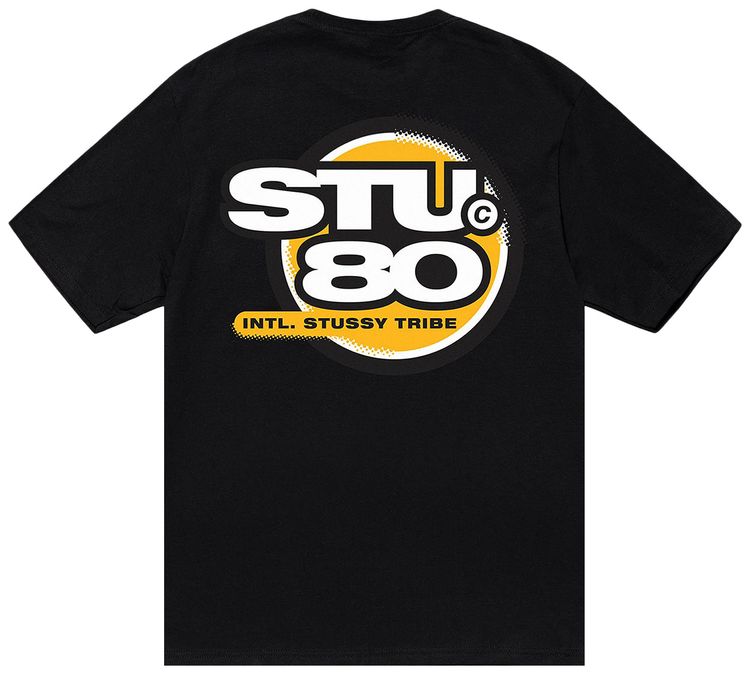 Stussy Hot 80 Tee Black