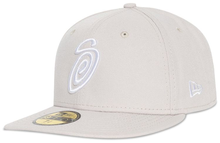 Stussy Curly S 59Fifty New Era Cap KhakiBrown