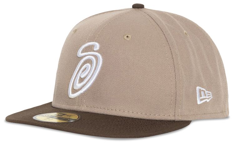 Stussy Curly S 59Fifty New Era Cap Orange