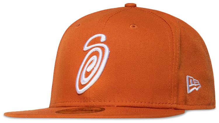 Stussy Curly S 59Fifty New Era Cap Natural