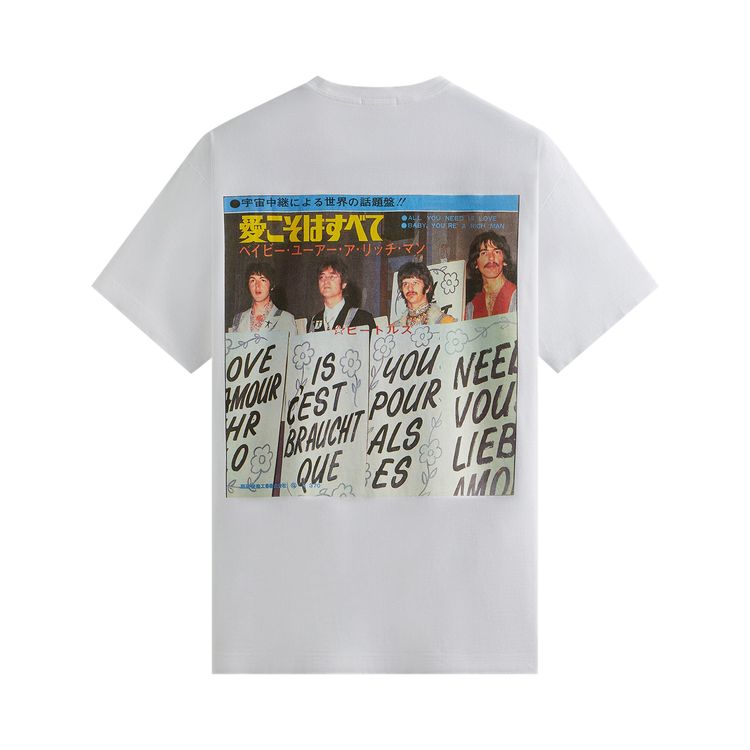 Kith For The Beatles All You Need Is Love V Tee White