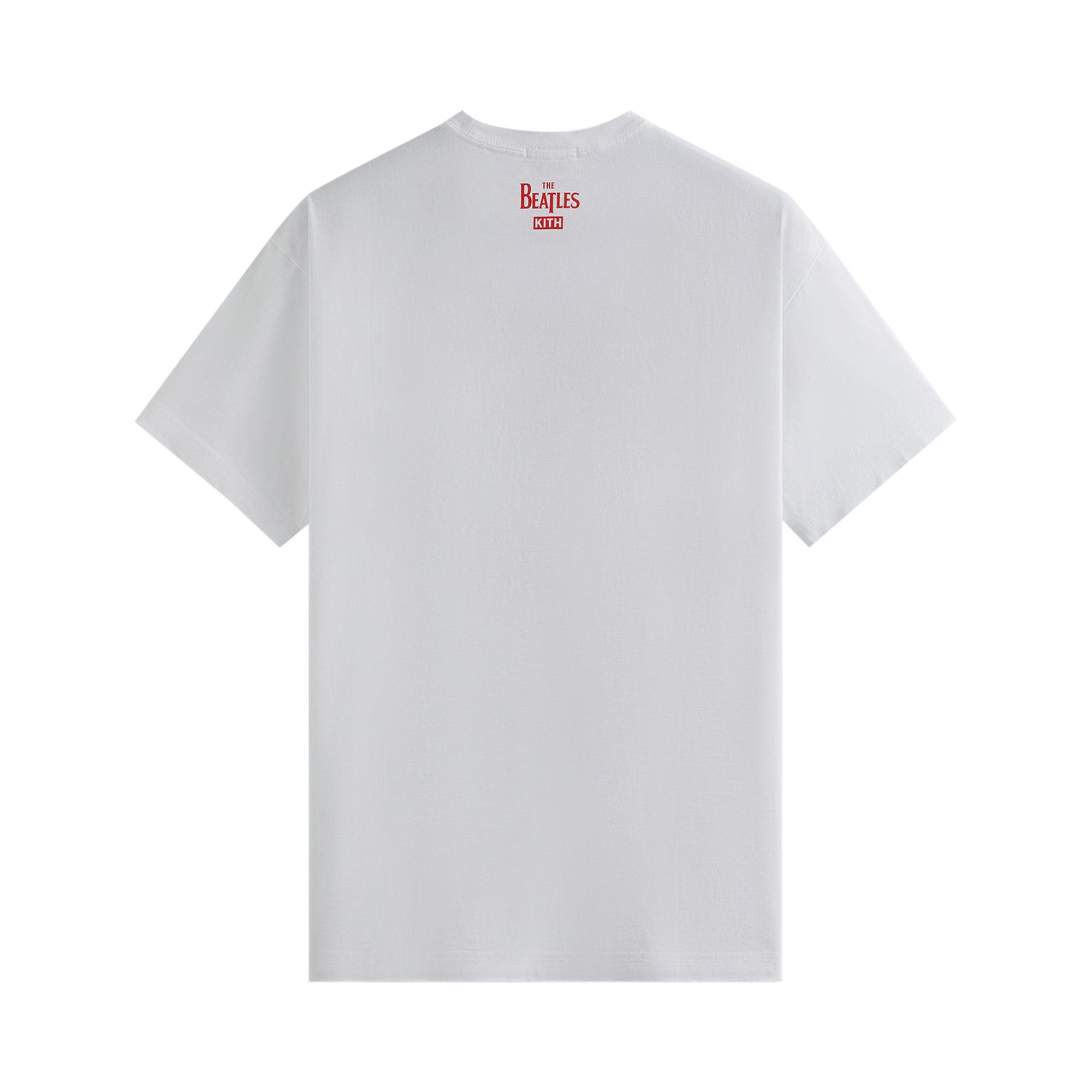Buy Kith For The Beatles Red Roses Vintage Tee 'White' - KHM031232