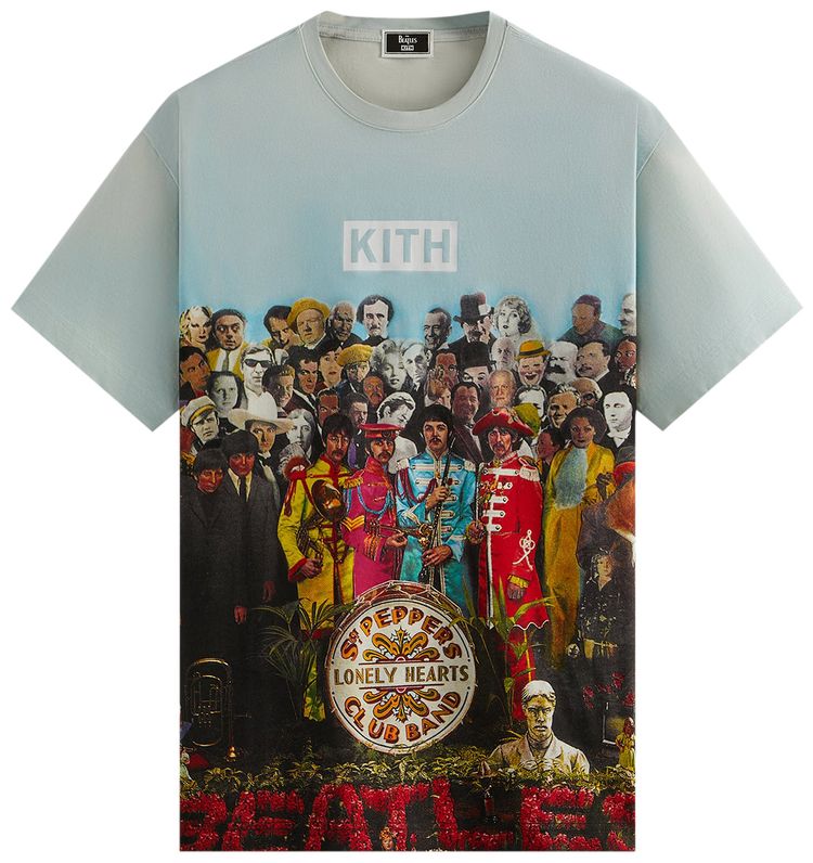 Kith For The Beatles SGT Pepper Vintage Tee Chalk