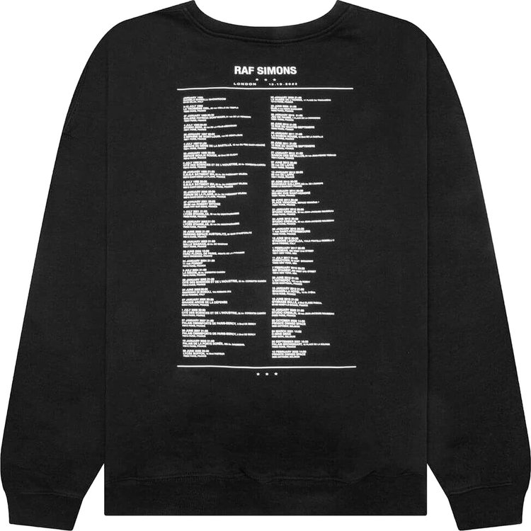 Raf Simons Tour Cardigan Black