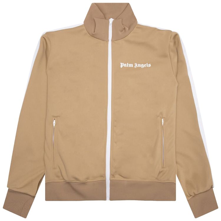 Palm Angels Classic Track Jacket BeigeWhite
