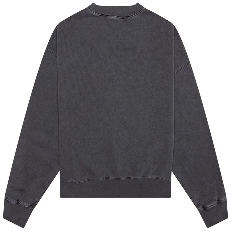 Palm Angels GD Curved Logo Crew BlackWhite