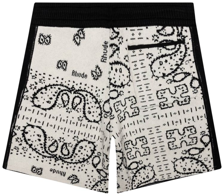 Rhude Banco Knit Short Black