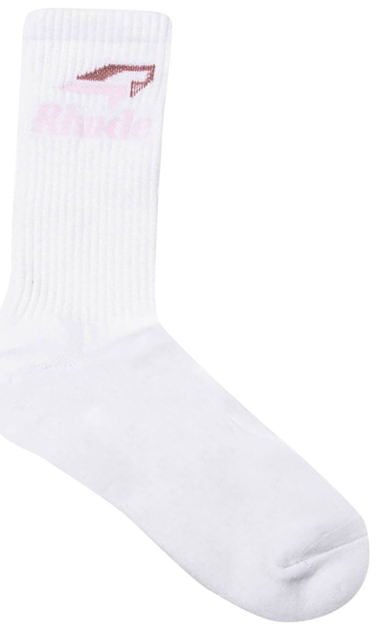 Rhude Speedmark Sock WhitePink