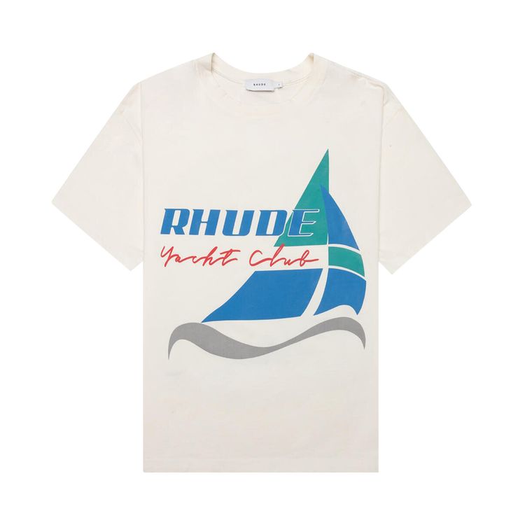Rhude Yacht Club Tee Vintage White