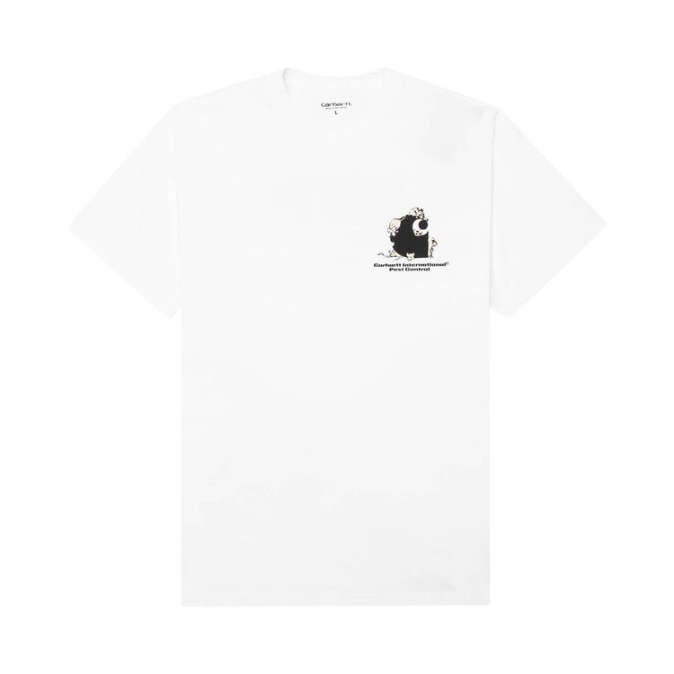 Carhartt WIP Pest Control T Shirt White