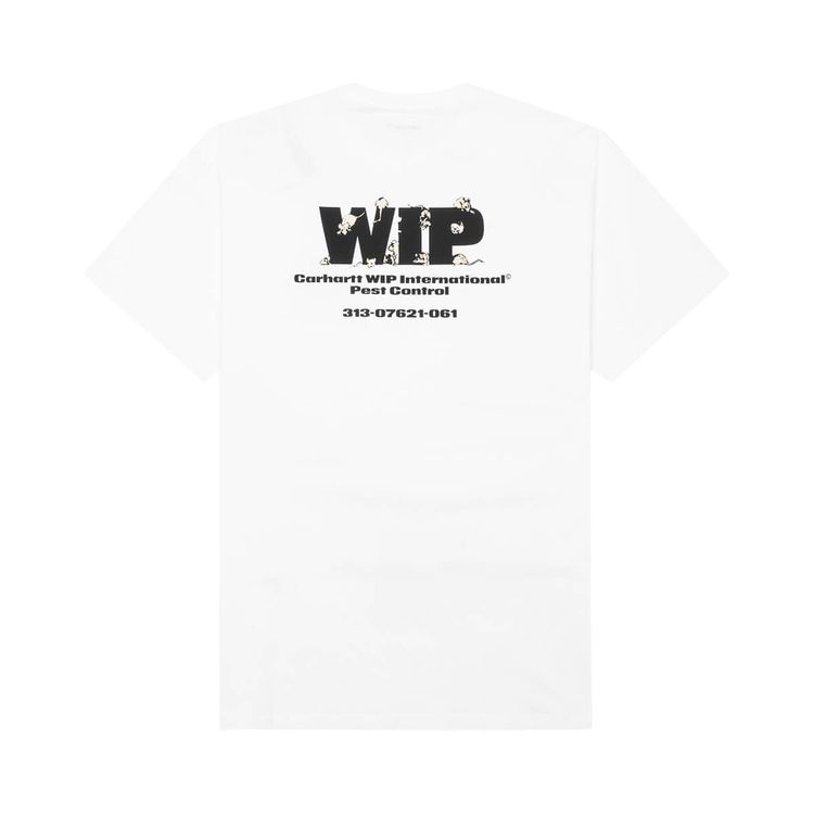 Carhartt WIP Pest Control T Shirt White