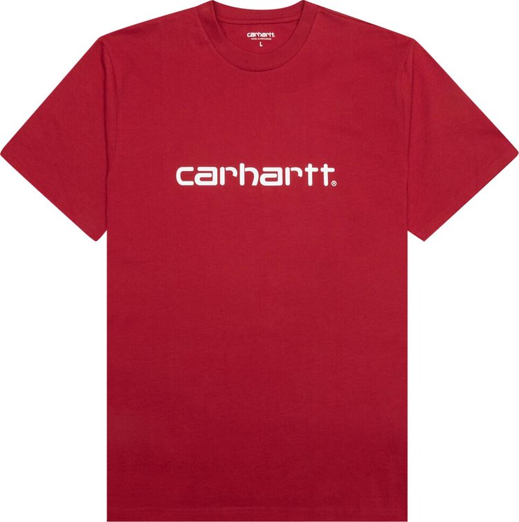 Buy Carhartt WIP Script T-Shirt 'Arcade/White' - I031047 ARCA | GOAT