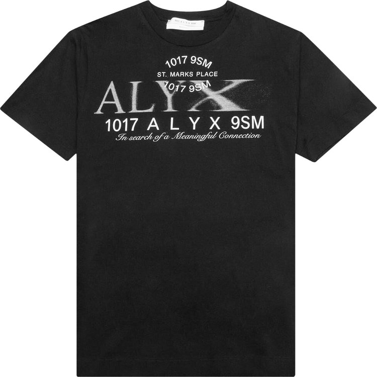1017 ALYX 9SM Collection Logo T-Shirt 'Black'