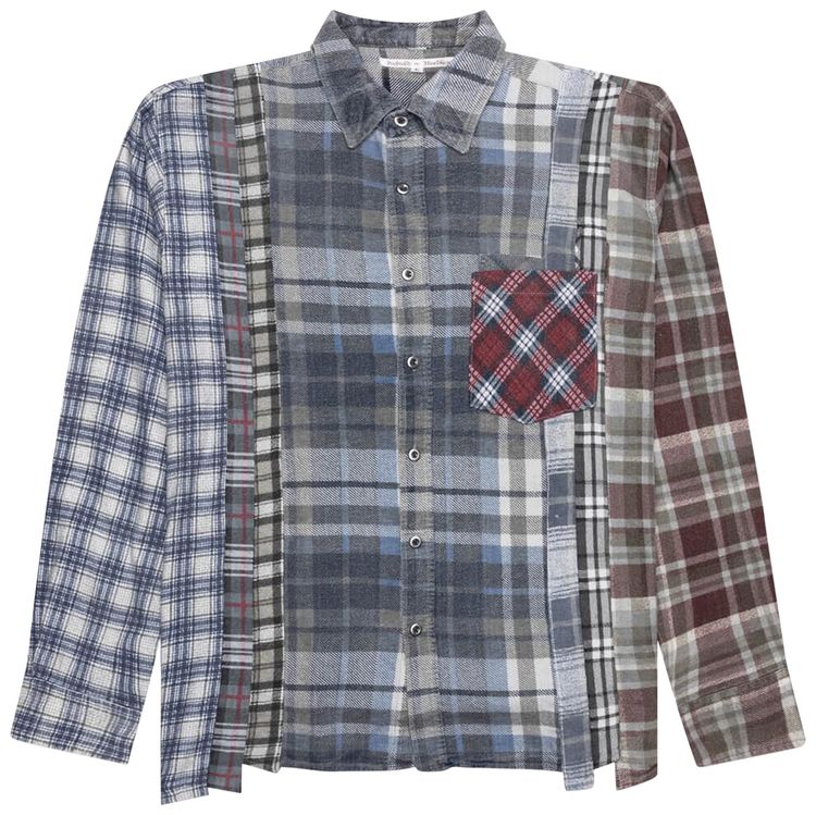 Needles Flannel Shirt 7 Cuts Reflection Shirt Assorted