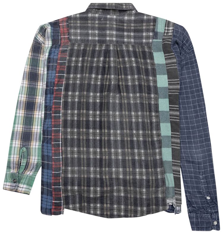 Needles Flannel Shirt 7 Cuts Wide Reflection Shirt Assorted