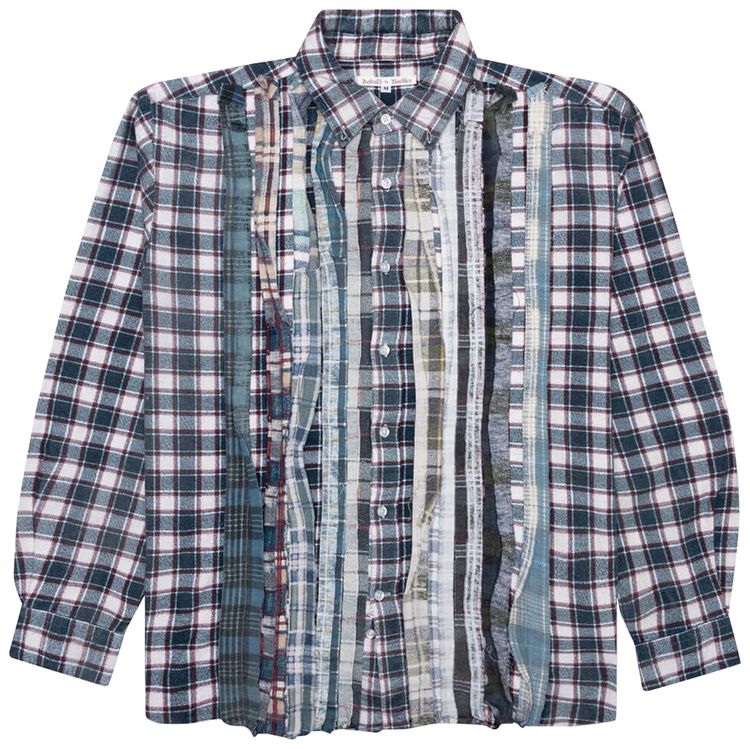 Needles Flannel Shirt Ribbon Reflection Shirt Assorted