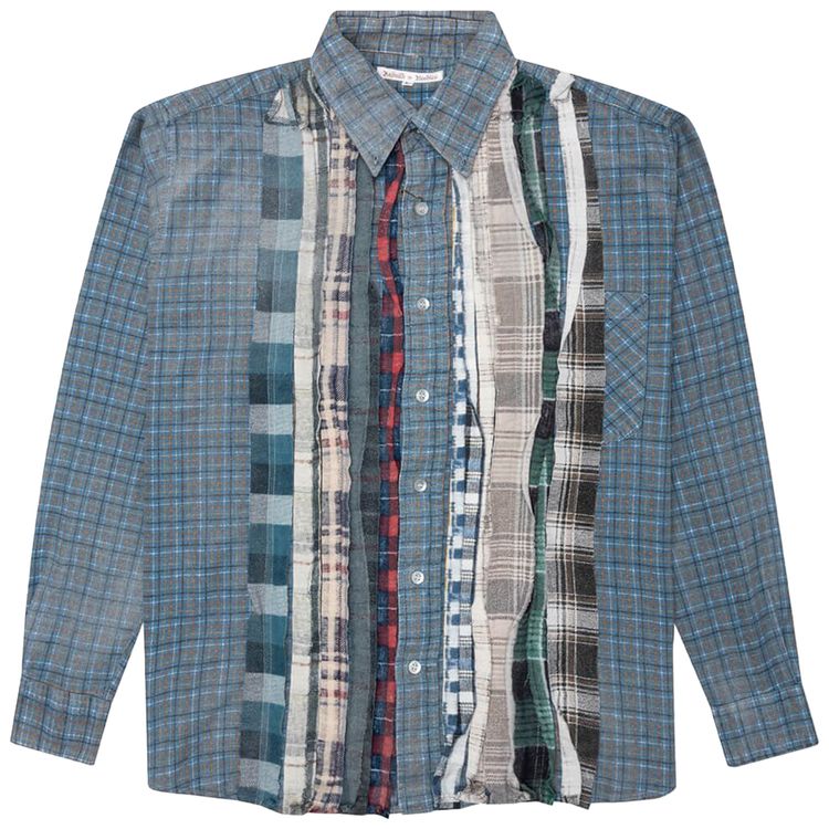 Needles Flannel Shirt Ribbon Reflection Shirt Assorted