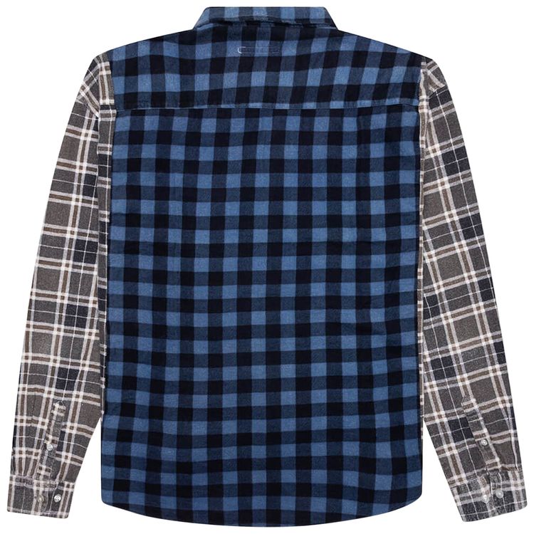 Needles Flannel Shirt Ribbon Wide Shirt Assorted