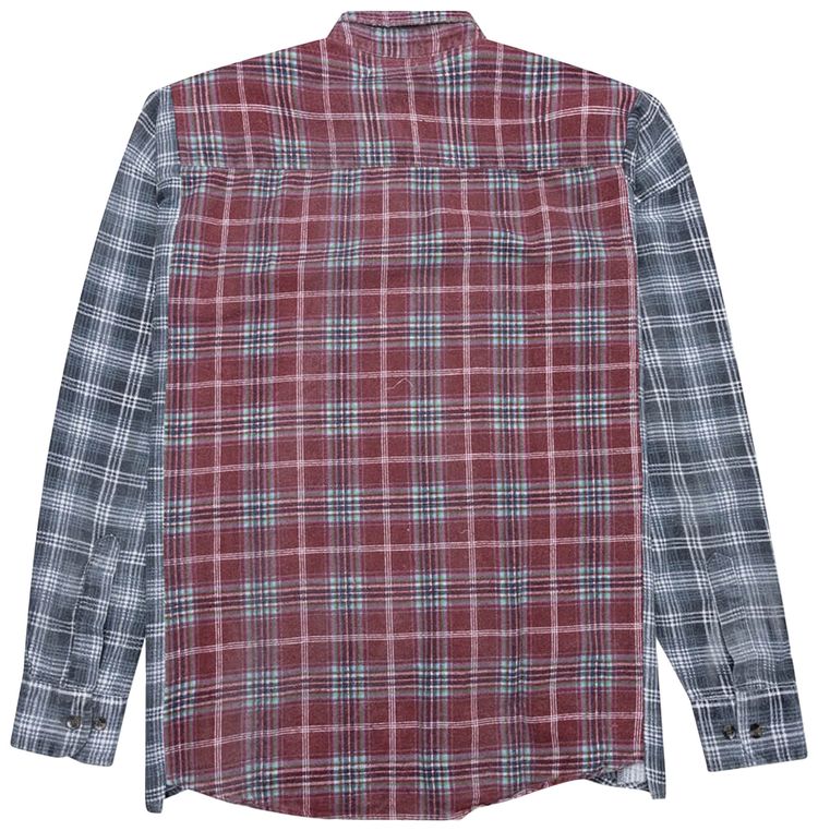 Needles Flannel Shirt Ribbon Wide Reflection Shirt Assorted