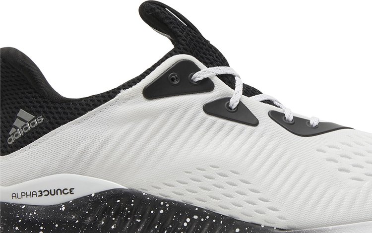 Alphabounce 1 White Black Speckled