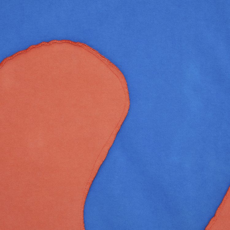 ERL Swirl Fleece Hoodie BlueOrange