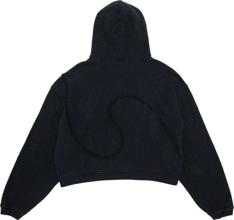 ERL Swirl Premium Fleece Hoodie Black